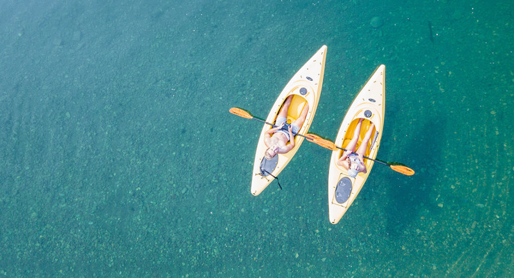 Deportes de agua: kayak