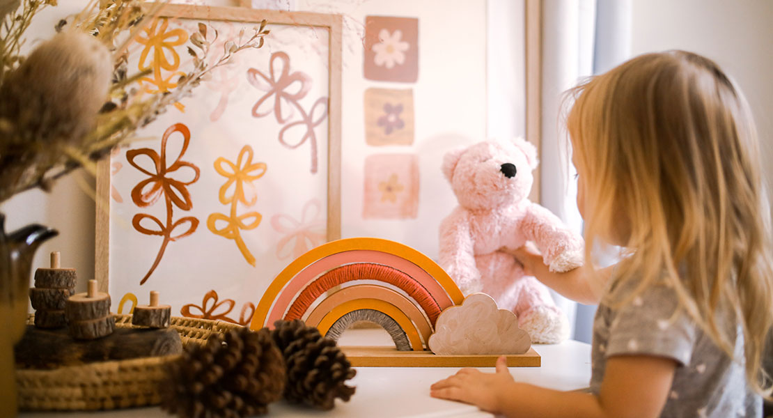Habitación niños ordenada
