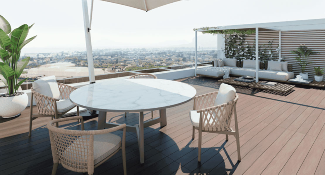 Promociones con terraza CHG